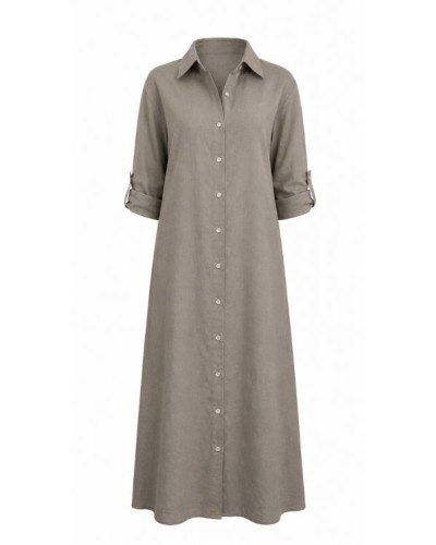Vestido lino BN704